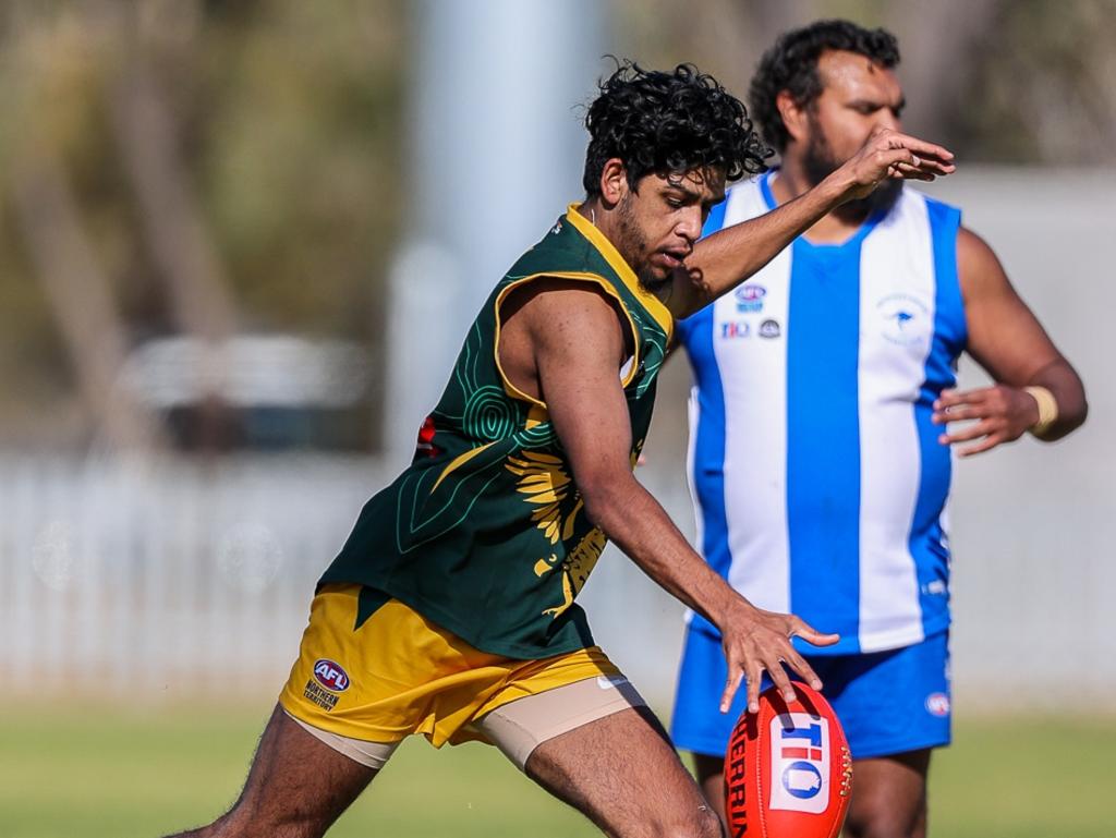 Thomas Swan has consistently been in his side's best. Picture: AFLNT Media