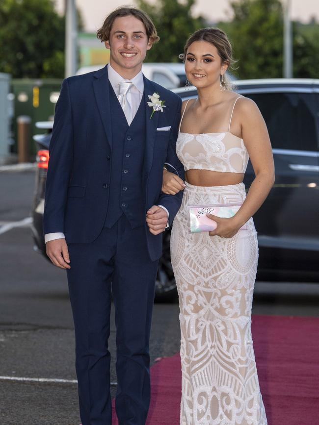 Liam Cantwell and Abbie Rollans. St Ursula's College formal. Friday. 20th Nov 2020