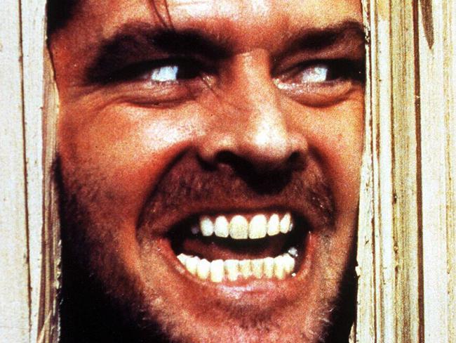 Actor Jack Nicholson in the 1980 film The Shining. King was never a fan of the film version of his book. Picture: Supplied