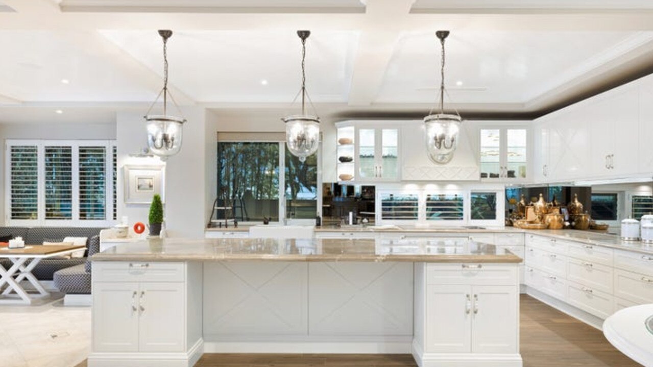 The Hamptons-inspired kitchen