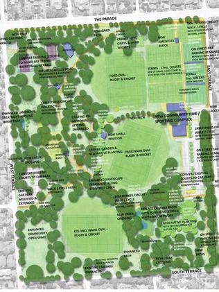 Final Kensington Gardens Reserve Masterplan Approved By Burnside 