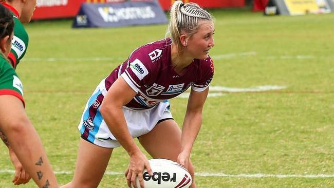 Squad captain Emma Manzelmann has been a rock for the Cutters side in 2023, and will look to play a major role in the side’s potential success this weekend. Picture: Mackay Cutters