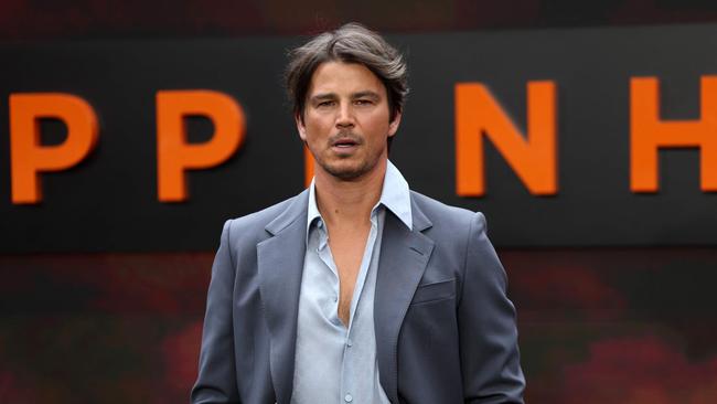 Josh Hartnett poses on the red carpet upon arrival for the UK premiere of Oppenheimer. Picture: Henry Nicholls / AFP