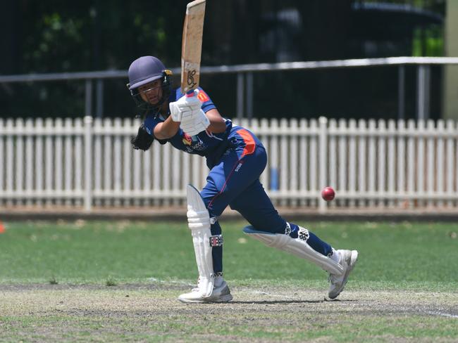 Gordon’s Diya Sambrane hit the top score in Round three. Picture: Gordon District Cricket Club