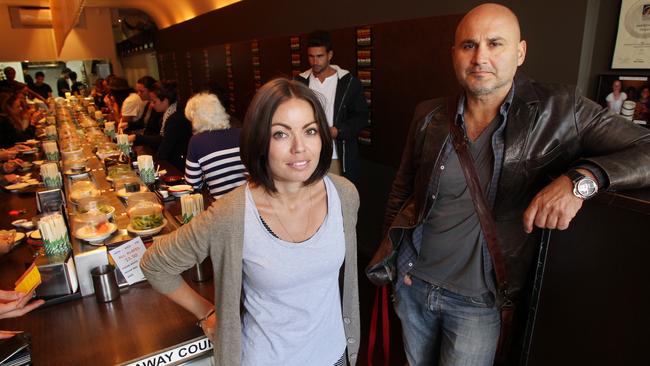 Rebecca Yazbek and Al Yazbek pictured in 2012 at their Toko restaurant on Oxford Street, Paddington, in Sydney.