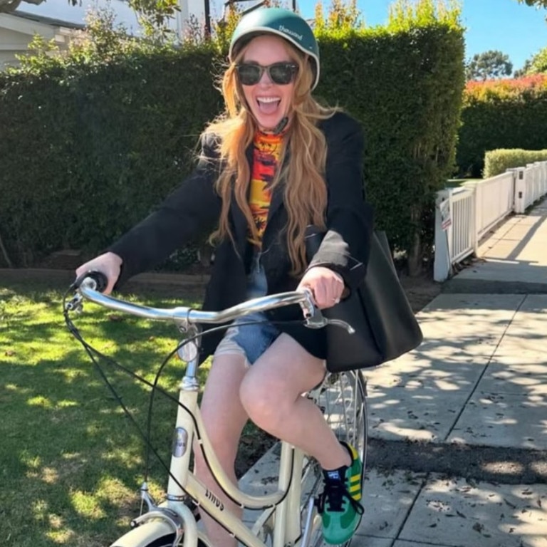 Lindsay Lohan has opened up about why she made the decision to quit Los Angeles and relocate to Dubai. Picture: Instagram/Lindsay Lohan