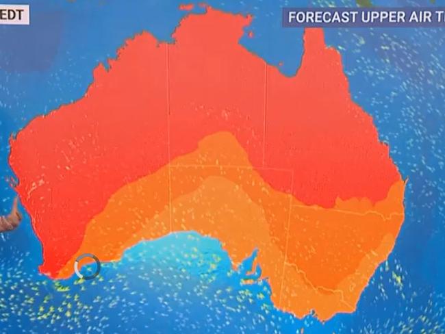 A period of "prolonged heat" is expected to continue over the next week across much of northern Australia.. Picture: Sky Weather