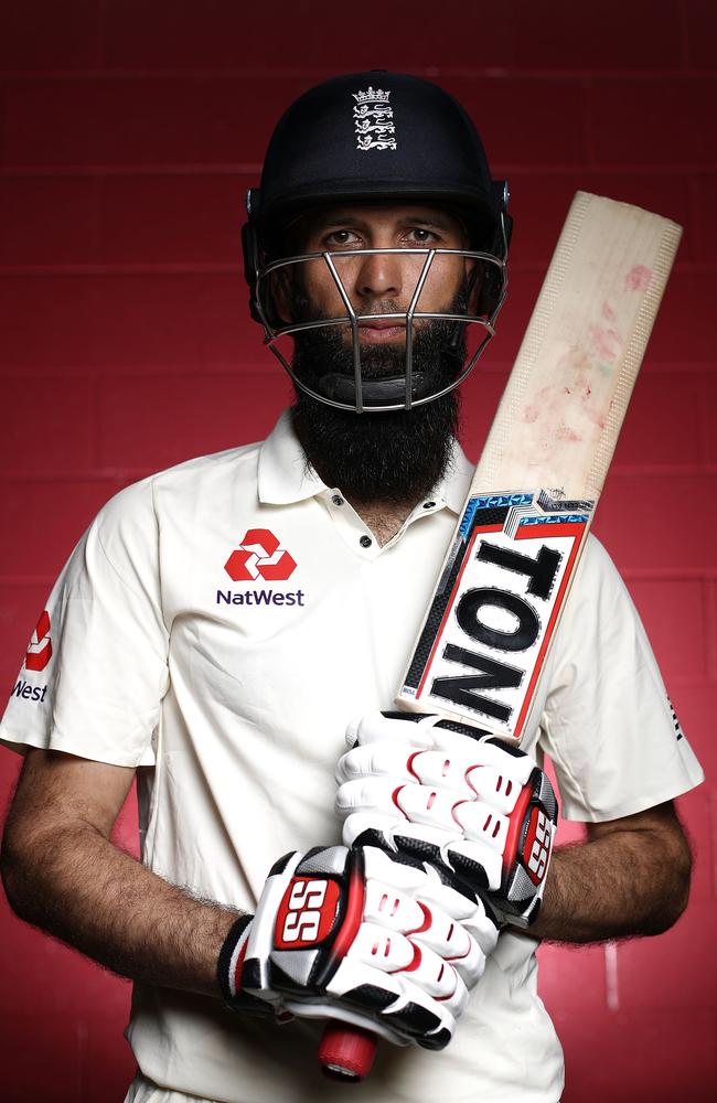 England’s Moeen Ali was only interested in batting as a youngster. Picture: Ryan Pierse/Getty Images