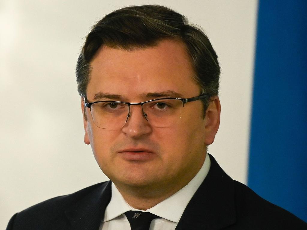 Ukraine's Foreign Minister Dmytro Kuleba. Picture: Nikolay Doychinov/AFP