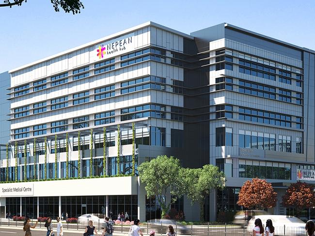 Artists impression of Nepean Health Hub