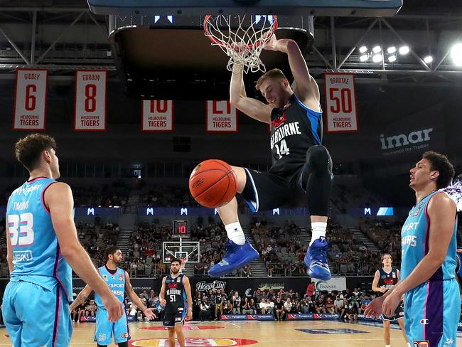 Jack White is happy to be returning to his home court after two years in the NBA. Picture: Kelly Defina/Getty Images