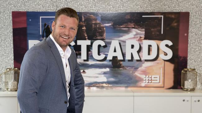 Sam Groth’s stint on travel program Postcards is believed to have fuelled his decision to run. Picture: Fiona Hamilton Photography