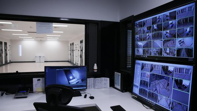 Officer control room. Picture: Sam Ruttyn