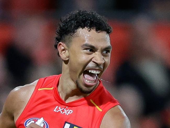 Malcolm Rosas will miss the clash with the Dogs. (Photo by Russell Freeman/AFL Photos via Getty Images)