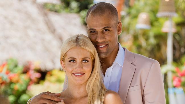 Grant Kemp and Ali Oetjen became a couple during Bachelor in Paradise, but have had a messy and public breakup since. Picture: Channel 10