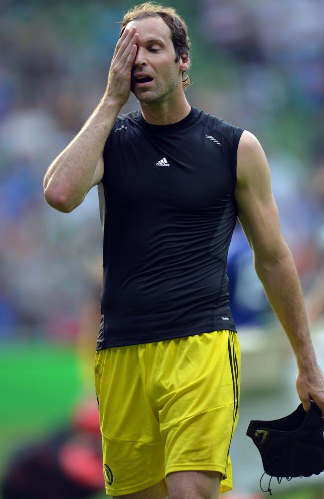 It wasn’t a good afternoon for Petr Cech.