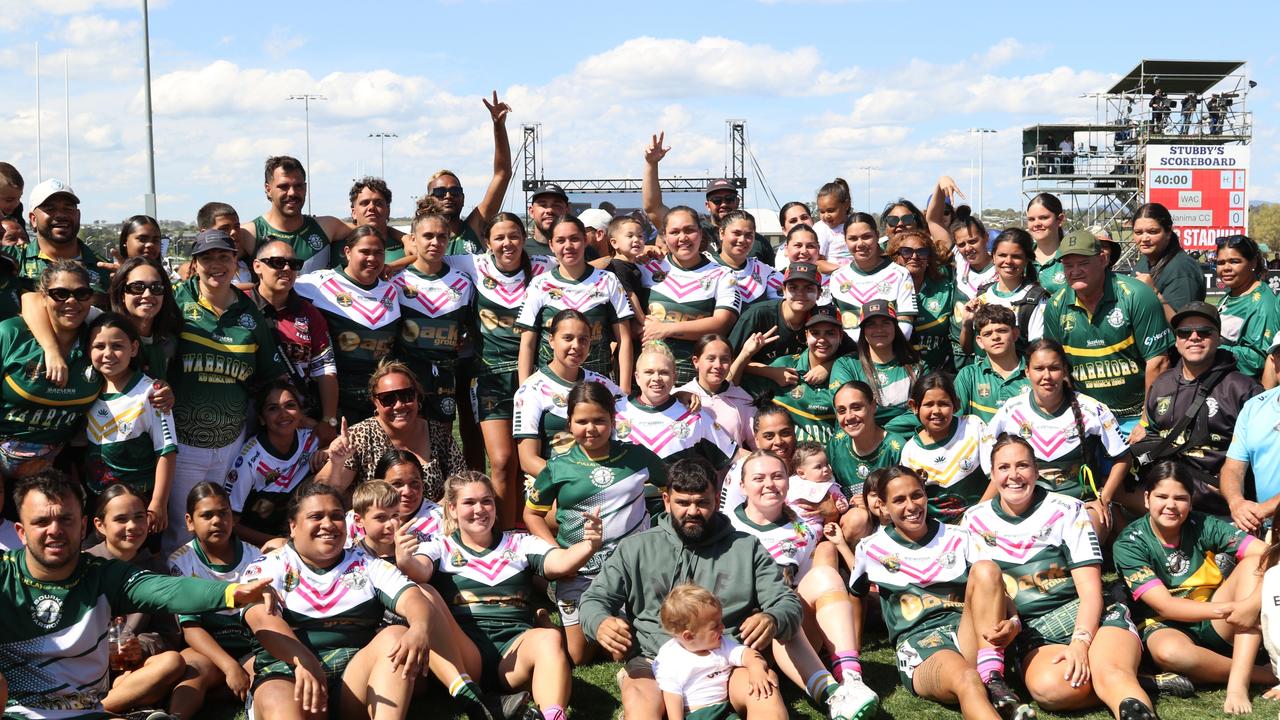 Bourke Warriors finished runners up in the women's division at the Koori Knockout. Picture: Warren Gannon Photography