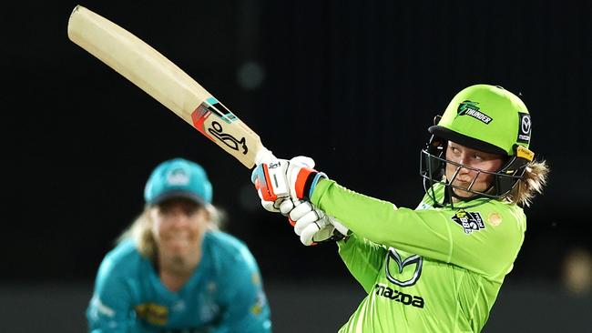 Sydney skipper Rachael Haynes blasted 48 of 44 balls against the Heat. Picture: Cameron Spencer/Getty Images