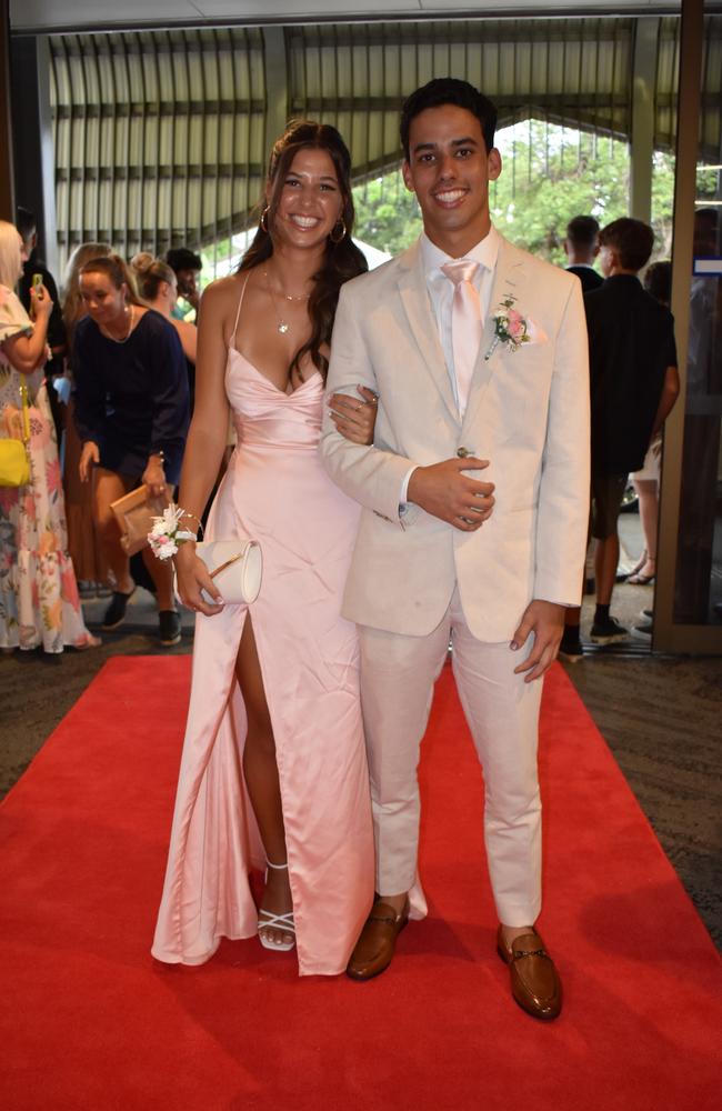 Jon De Souza and Layla Weber at the Suncoast Christian College formal 2024.