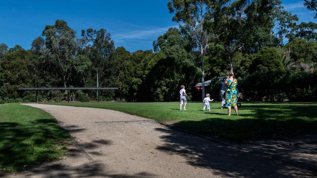 Plans are being trialled for a People’s Loop, which keeps the park’s interior car free. Picture: Monique Harmer