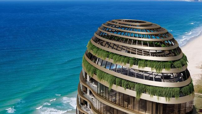 The $400m Royale Gold Coast absolute beachfront development was launched to the market last year.