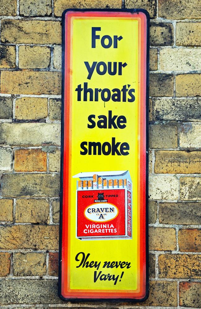 Craven cigarettes implore UK customers to think of their throats.