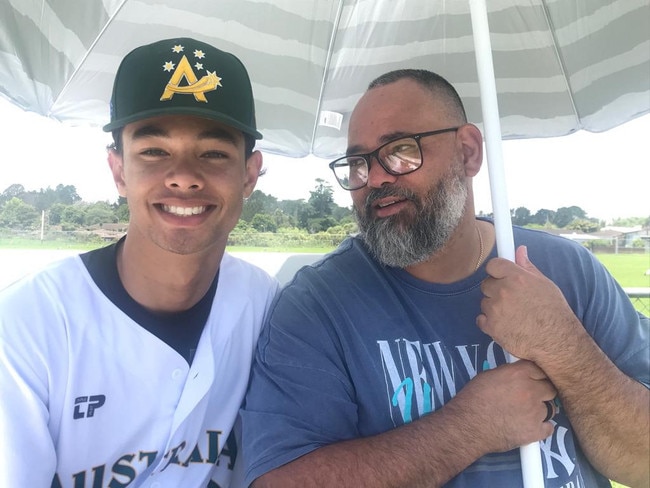 Blake Gooding and his dad are both avid players of baseball.