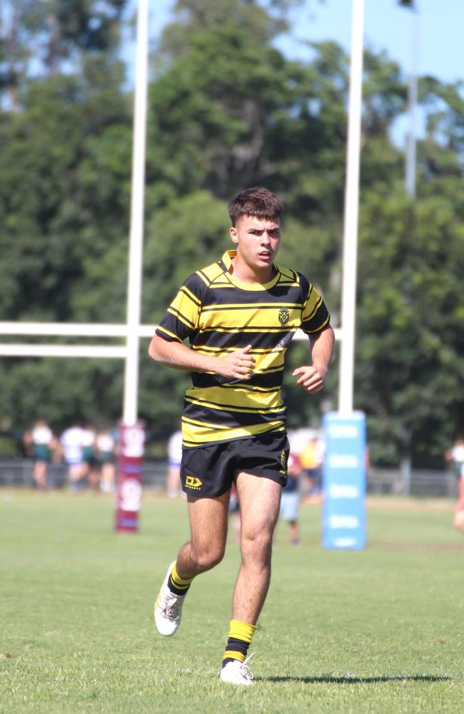 Ballymore Cup rugby action at the Albany Creek Brumbies Junior Rugby Union Club on Friday, April 12, 2024.