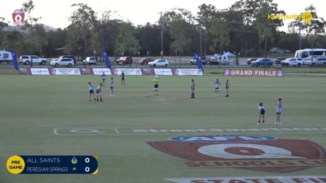 Replay: AFL Queensland Schools Cup State Finals Day 1 - All Saints Anglican School v Peregian Springs State School (Primary Male Cup Qualifier)