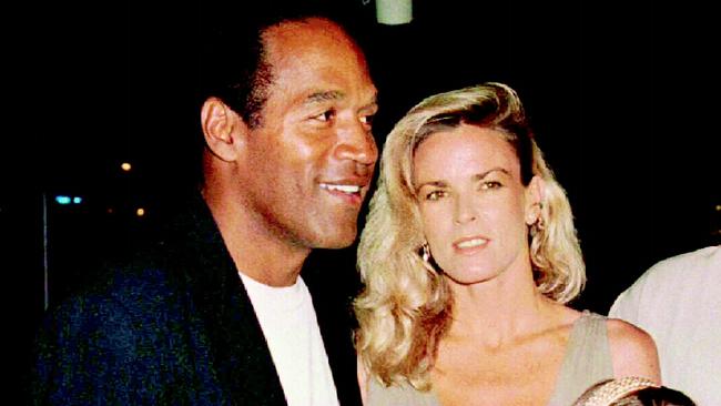 OJ Simpson with former wife Nicole Brown Simpson.