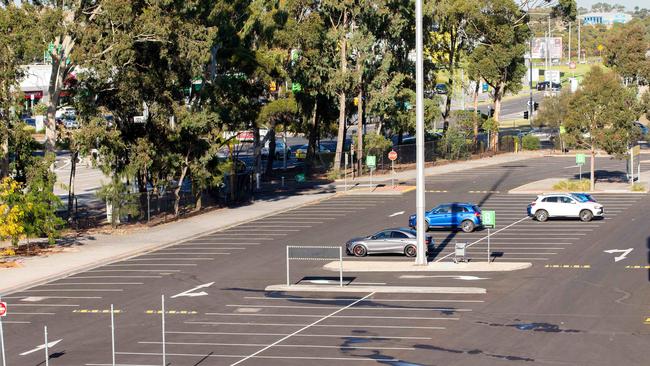 The new area is at the northern end of the carpark, opposite the Qantas terminal. Picture: Mark Stewart