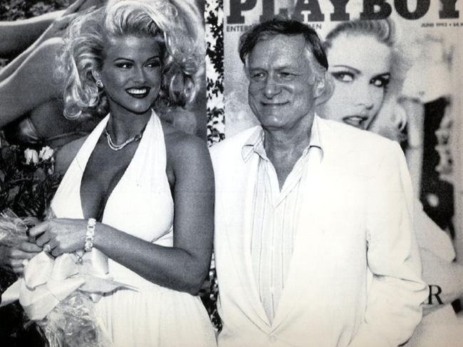 Anna Nicole Smith with Hugh Hefner