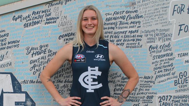 Aflw Tayla Harris Aflw Trade Period Carlton Collingwood Afl Herald Sun 