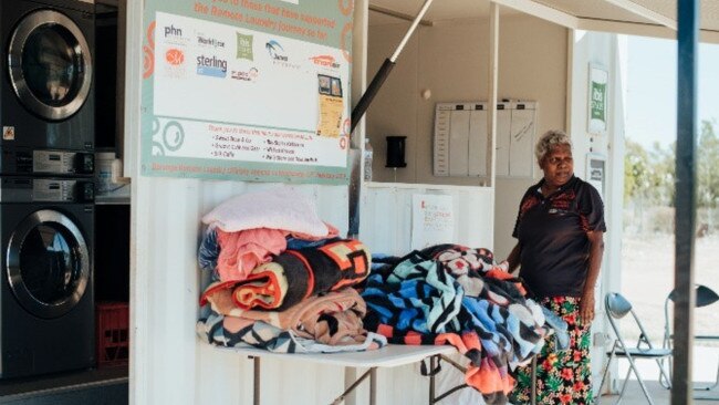 Remote Laundries employee Finicole 'Fini' Coleman has worked on the project since its launch in 2019. She said she applied for the job to help the community fight scabies.