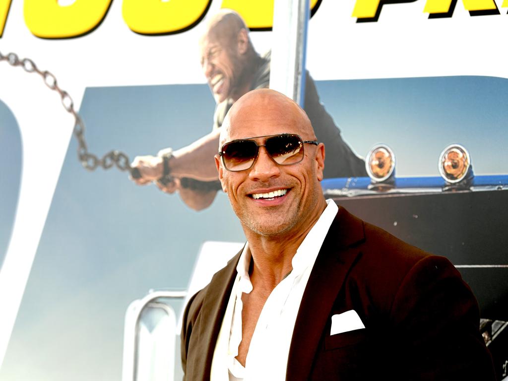 Dwayne Johnson is Hollywood’s highest paid actor. Picture: Getty Images)