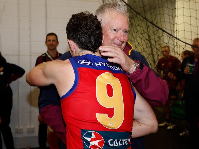 Greg Swann celebrated 10 years as Brisbane Lions CEO last month. Picture: Getty Images