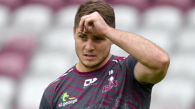 James O'Connor...back in the Reds’ starting line-up after proving his fitness this week at Ballymore training after a sprained ankle. Photo: Darren England, AAP