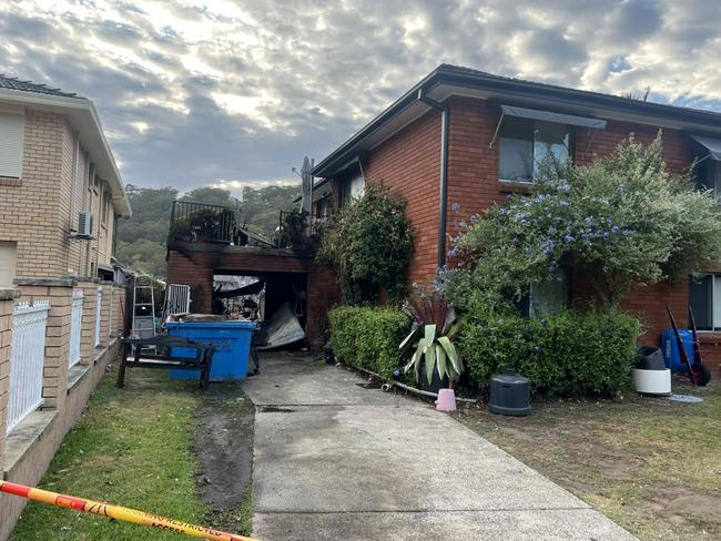 The blaze is believed to have been caused by a faulty e-scooter battery. Picture: Fire and Rescue NSW