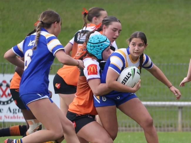 ACT halfback Adelaide Norris during the ASSRL National Championships in Port Macquarie. Picture: Heather Murry