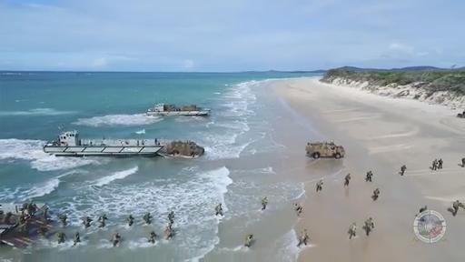 Australian-US Forces Launch Military War Games With Amphibious Assault