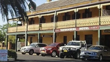 The Vandenberg Hotel in Forbes is on the list of exposed sites after the couple visited. Picture: Facebook