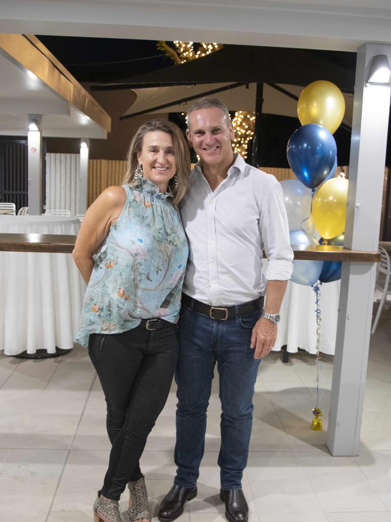 Karryn and Simon Wheelans at the opening of the Trade Coast Hotel in Pinkenba. Socials: Damien Anthony Rossi Pictures: Courtesy of m4m agency