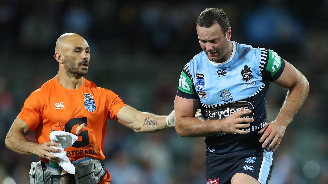 Boyd Cordner didn’t play another game after going off in last year’s Origin opener.