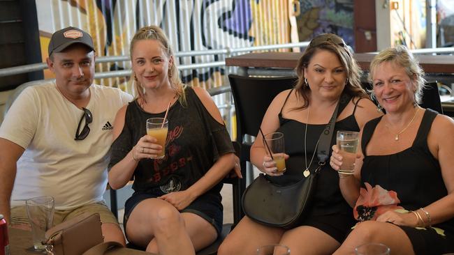 Matt, Di, Angie and Esther at the newly reopened One Mile Brewery. Picture: (A)manda Parkinson