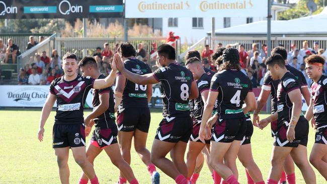 Marsden scores, Palm beach Currumbin SHS vs Marsden SHS, Wynnum Manly Leagues Club. Picture: Liam Kidston.