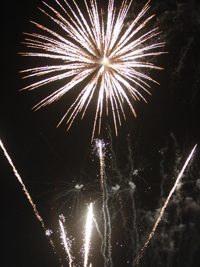 Surfers Paradise fireworks. Picture Mike Batterham