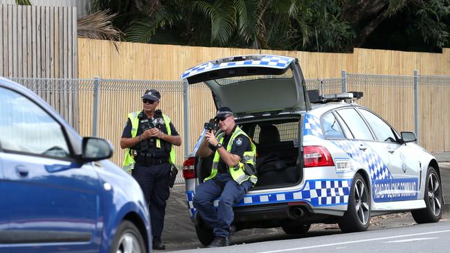 Police with speed cameras.