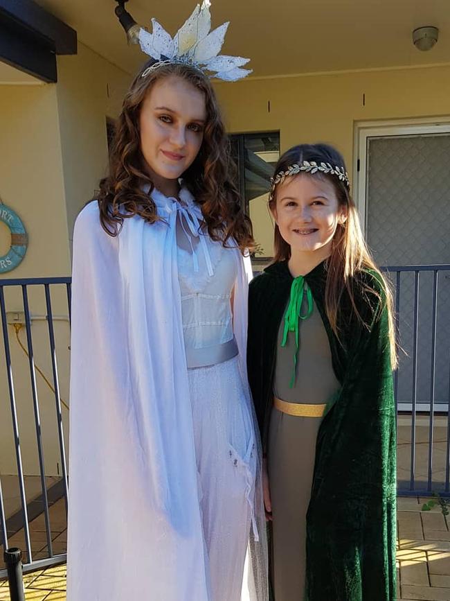 Snow Queen and Queen Susan from Narnia. Picture: Sue Brookes