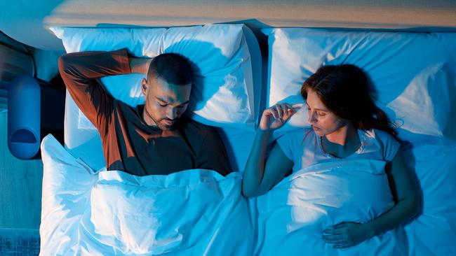 The Pod 4, an expensive yet groundbreaking bed gadget that promises to revolutionise the way we sleep and share a bed, has launched in Australia. Picture: Supplied