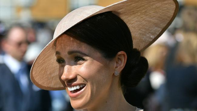 Meghan Markle works with the charity Myna Mahila Foundation, which provides access to menstrual hygiene products to women in Mumbai. (Pic: Dominic LipinskiWPA)